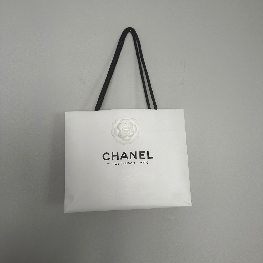 Chanel Box and Shopping Bag